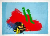 Manabu Mabe, Abstrato, 1995, serigrafia