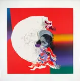 Manabu Mabe, Abstrato, 1996, serigrafia