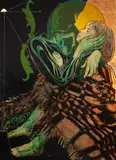 Quissak Júnior, Maternidade, 1972, óleo sobre placa