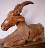 Bode by Severino Da Marinheira, escultura em madeira, offered Nov 2020