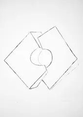 Sem Título by Bruno Giorgi, litogravura, offered Nov 2020
