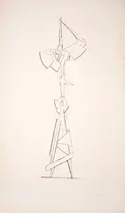 Sem Título by Bruno Giorgi, litogravura, offered Nov 2020