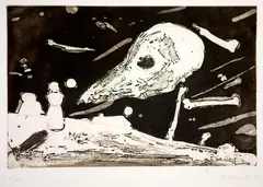 Sem Título by Daniel Senise, 1995, serigrafia, offered Nov 2020
