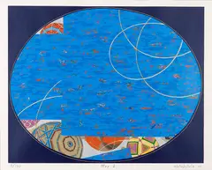 Mar II by Kazuo Wakabayashi, serigrafia, offered Nov 2020