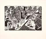Djanira da Motta e Silva, Colheita, xilogravura