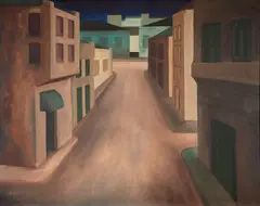 Vilarejo by Clóvis Graciano, óleo sobre tela, offered Nov 2020