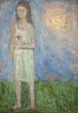 Francisco Rebolo, Menina com Flor Vermelha