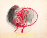 Abstrato by Manabu Mabe, óleo diluído sobre cartão, offered Nov 2020
