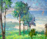 Manoel Santiago, Paisagem com Árvores