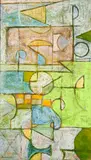 Abstrato by Aloísio Sergio Magalhães, óleo sobre têmpera sobre placa, offered Nov 2020