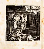 Livio Abramo, Operário, 1935, xilogravura