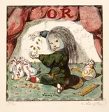Sem Título by Tsuguharu Foujita, litogravura, offered Nov 2020