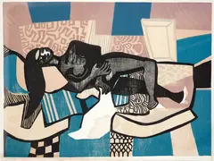 Sem Título by Di Cavalcanti, xilogravura, offered Nov 2020