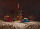 Pedro Alexandrino Borges, Rosa, Garrafa e Xícara