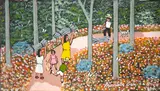 Família na Colheita by Agostinho Batista de Freitas, 1989, óleo sobre tela, offered Nov 2020