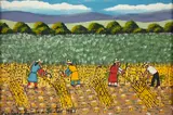 Colheita de Cana by Agostinho Batista de Freitas, 1987, óleo sobre tela, offered Nov 2020