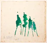 Manabu Mabe, Sem Título, 1969, óleo diluído sobre papel
