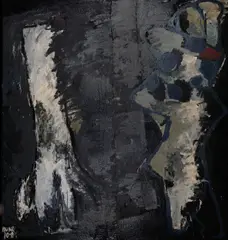Sem Título by Nuno Ramos, óleo sobre placa, offered Nov 2020