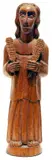 Mestre Dezinho, Santo, escultura em madeira