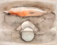 Abstrato by Samson Flexor, 1965, aquarela sobre papel, offered Nov 2020
