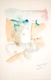 Contemplação by Noemia Mourão, aquarela e nanquim sobre papel, offered Nov 2020