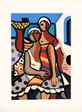 Di Cavalcanti, Vendedoras de Frutas, 1973, serigrafia