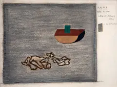 Sem Título by Eleonore Koch, 1998, técnica mista sobre papel, offered Nov 2020