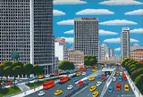Viaduto do Chá by Agostinho Batista de Freitas, 1986, óleo sobre tela, offered Nov 2020