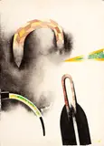 José Alberto Nemer, S/ Título, 1991, Guache e desenho sobre papel