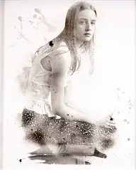 Retrato de Menina by André Passos, 2000, Foto pb sobre papel, offered Oct 2020