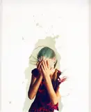 André Passos, Retrato de Modelo, 2000, Foto cor sobre papel