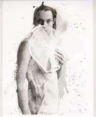 Retrato de Modelo by André Passos, 2000, Foto pb sobre papel, offered Oct 2020