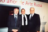 Denise Andrade, Edemar Cid Ferreira e convidados na Abertura da Exposição de Arte Russa, fotografia