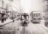 Brown Brothers, The Horse Car‘s Last Day, on the Streets of New York