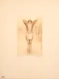 Mulher Nua com as Mãos na Nuca by Mario von Bucovich, fotografia, offered Oct 2020