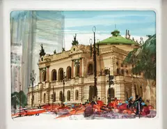 Sem Título by Edison De Souza, 1993, aquarela sobre papel, offered Oct 2020