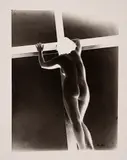Nude on the Cross by Kiyoshi Koishi, 1989, Foto pb gelatina e prata sobre papel, offered Oct 2020