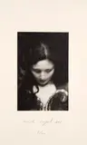 Mark Segal, Retrato de Mulher Olhando para Baixo, 1996, fotogravura