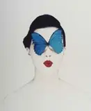 Papillon by Klaus Mitteldorf, 1987, Foto (fotomontagem) sobre papel, offered Sep 2020