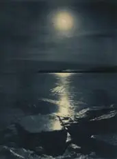 Herbert Ponting, The Freezing Of The Sea, 1911, Foto cor sobre papel