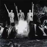 Jean Manzon, Índios em volta da fogueira - Galapalos, 1947, Foto pb sobre papel