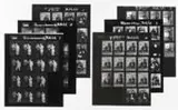 Bubby Costa, S/ Título, 2002, Contato fotográfico de filme pb 35mm sobre papel