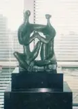 Sonia Ebling, Casal, Bronze com pátina verde