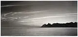 César Barreto, Fim de tarde no Arpoador, 2001, Foto pb sobre papel