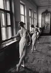 Cornell Capa, Bolshei Ballet School, 1958, Foto pb em gelatina e prata sobre papel