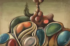 Sem Título by Walter Lewy, 1968, óleo sobre tela, offered Sep 2020