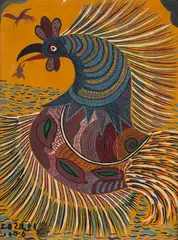 Francisco Da Silva, Ave, 1970, óleo sobre tela