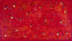 Tekhne I by Antonio Henrique Amaral, 2000, grafite, pastel seco, pastel oleoso e óleo sobre papel, offered Sep 2020
