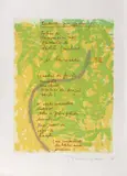 Túmulo em Gichu-Ji- Álbum Yú-Gen by Tomie Ohtake & Haroldo De Campos, 1998, água-tinta e serigrafia cor, offered Sep 2020