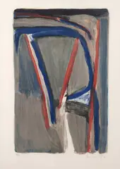 Bram van Velde, Sem Título, 1981, litogravura